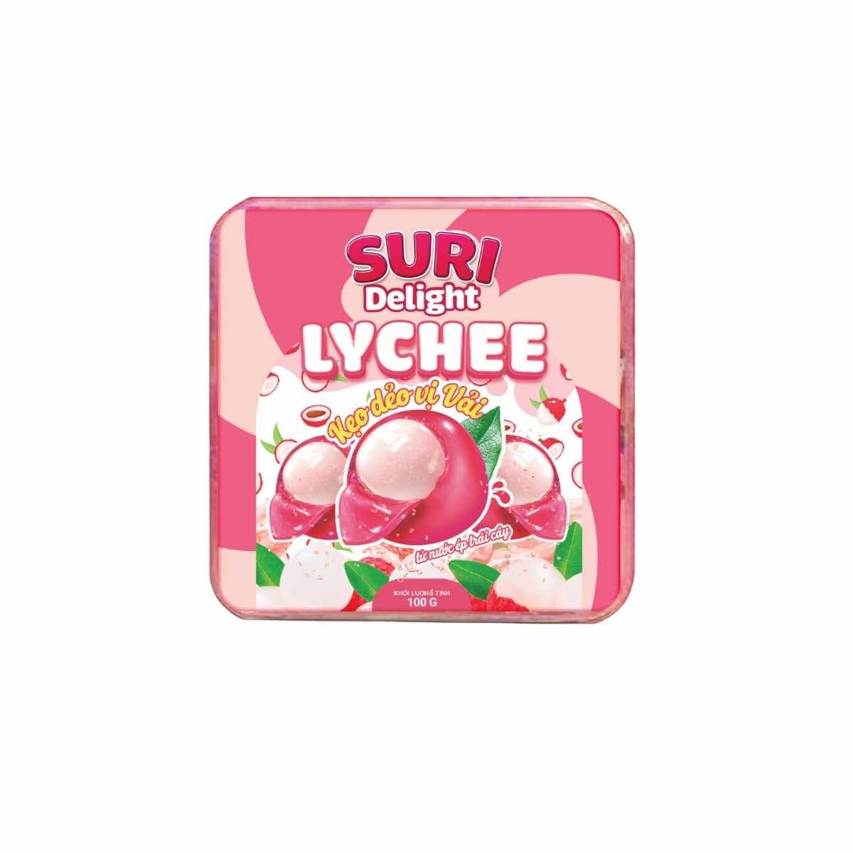  Kẹo dẻo Suri Delight vị vải hộp 100 g 