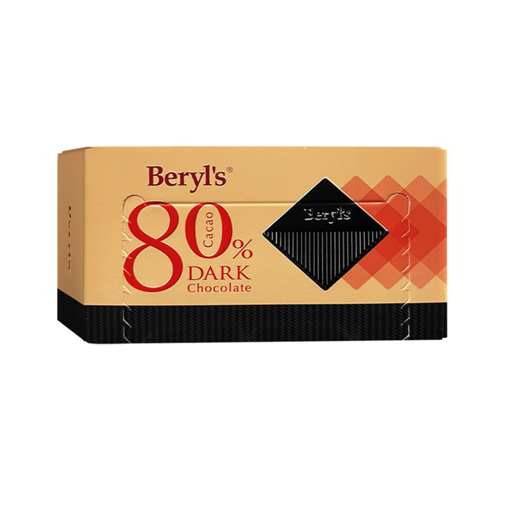  Kẹo sô cô la Beryl's đắng 80% 60g (I0013470) 