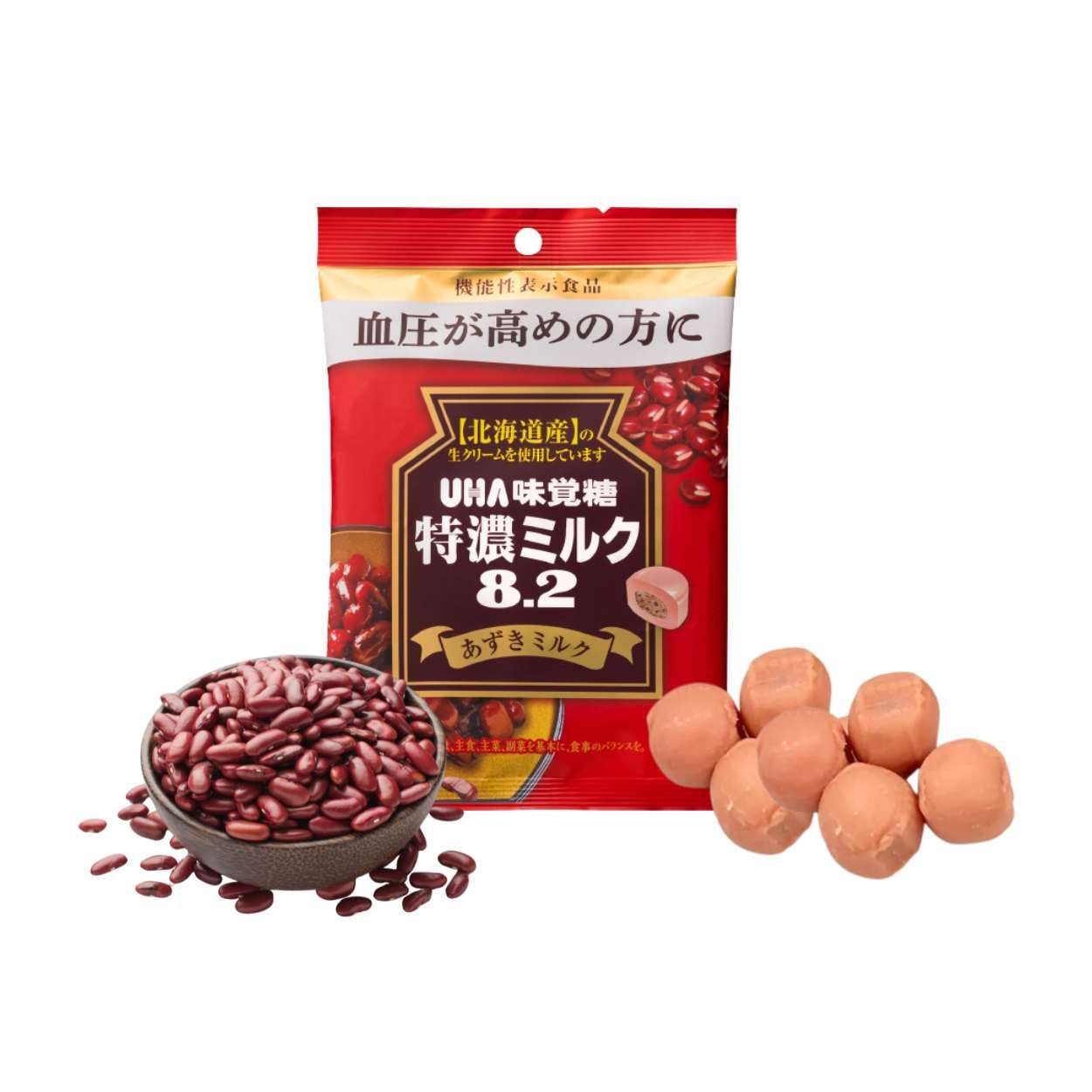  Kẹo sữa UHA Tokuno 8.2 vị đậu đỏ gói 93g (I0020758) 