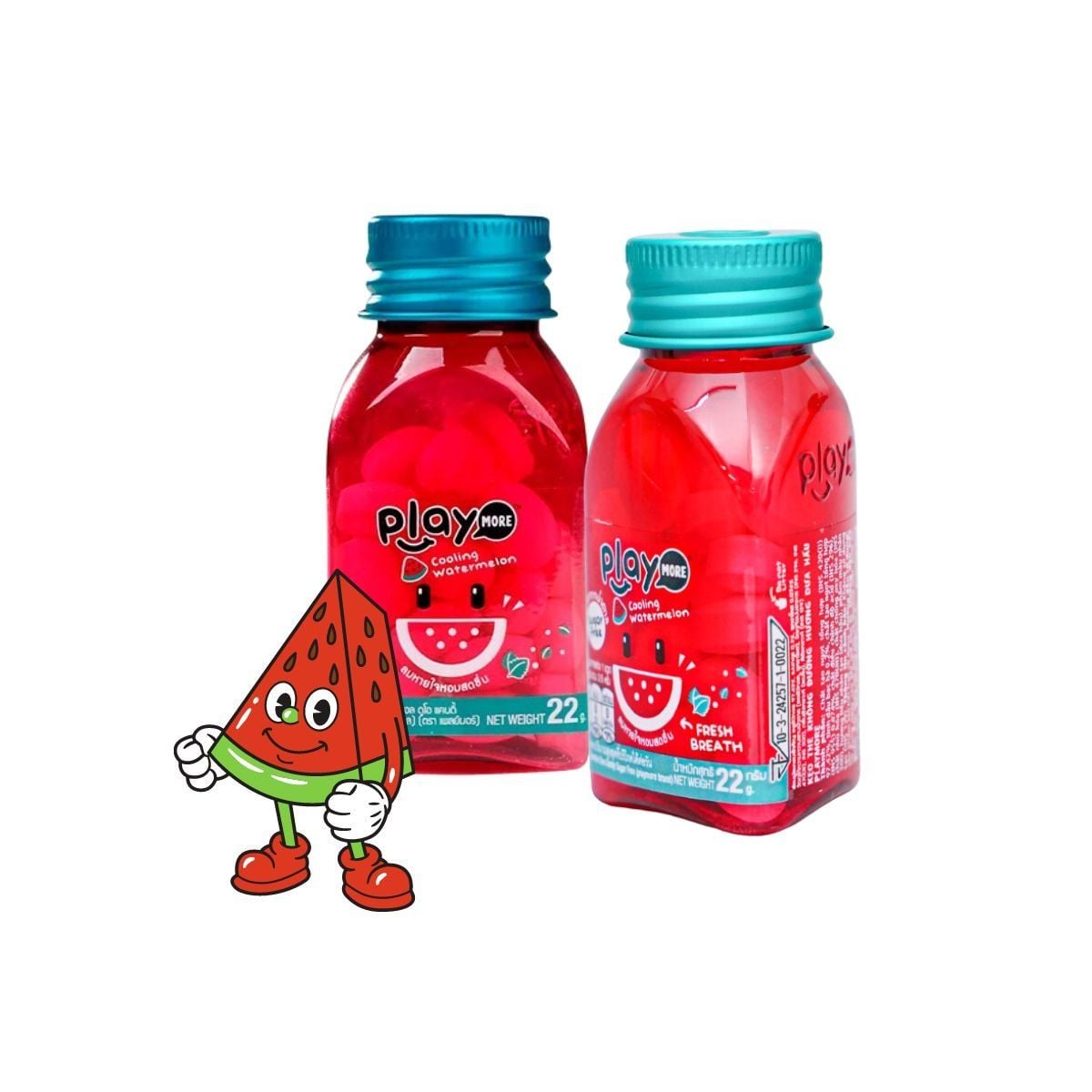  Kẹo the vị dưa hấu Playmore 22 g (I0000374) 