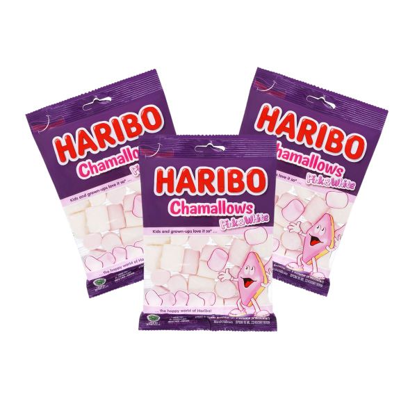 Kẹo xốp Haribo Chamallows Pink & White 70 g (I0012484)