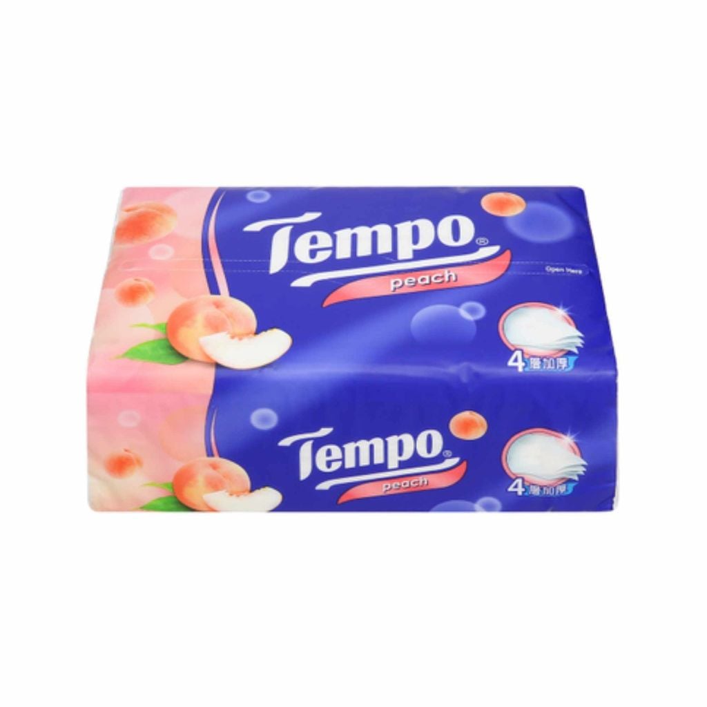  Khăn giấy rút Tempo hương đào gói 158 g 
