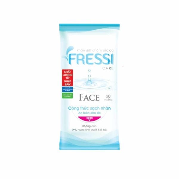Khăn ướt Fressi Face gói 20 miếng