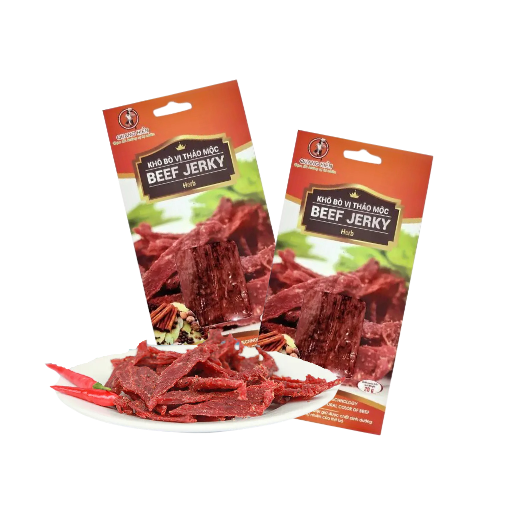  Khô bò Quang Hiển vị Thảo mộc gói 20 g 