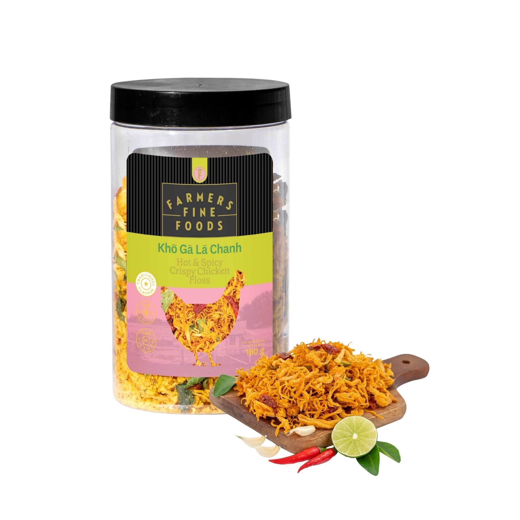  Khô gà lá chanh Farmers Fine Foods 180 g 