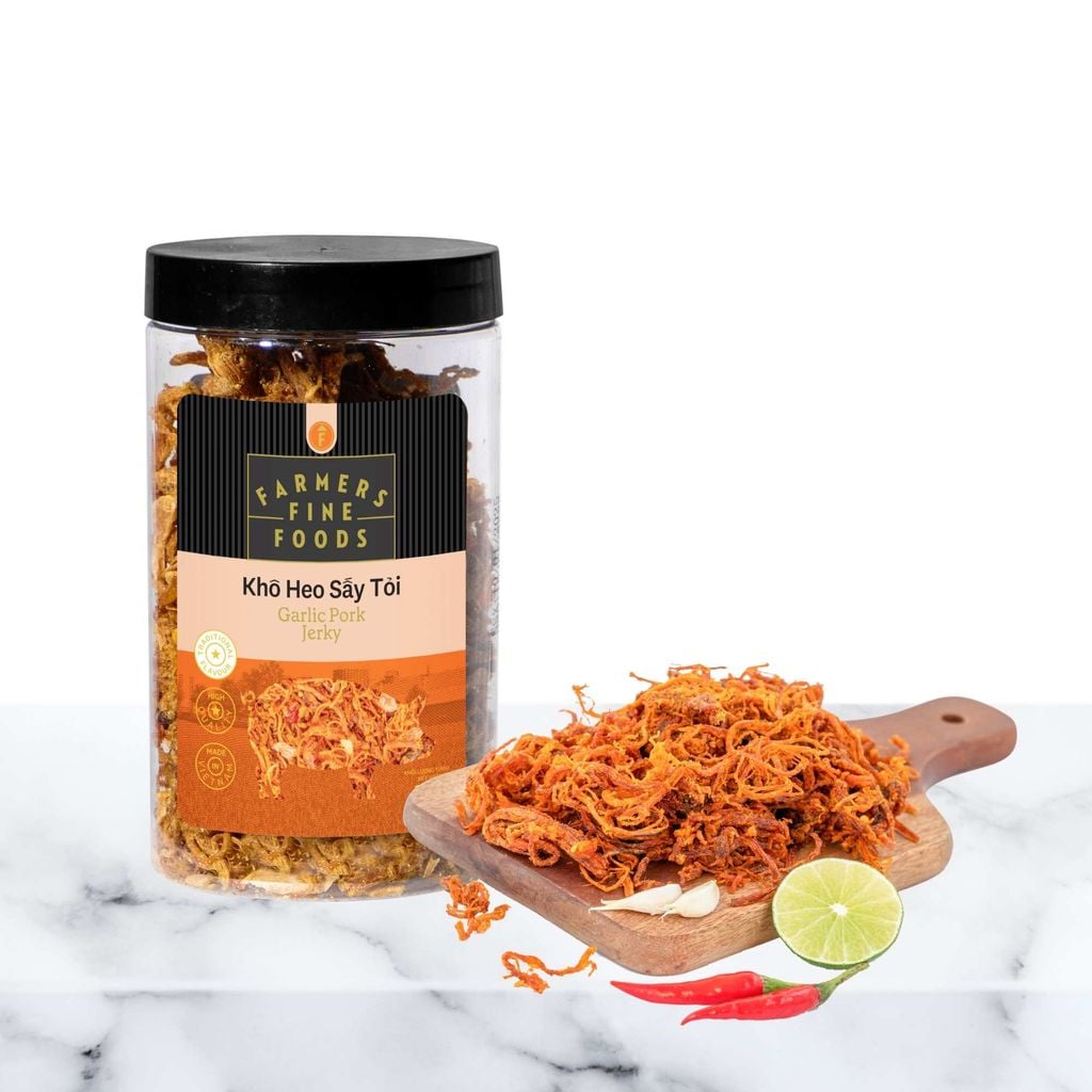  Khô heo sấy tỏi Farmers Fine Foods 180 g 