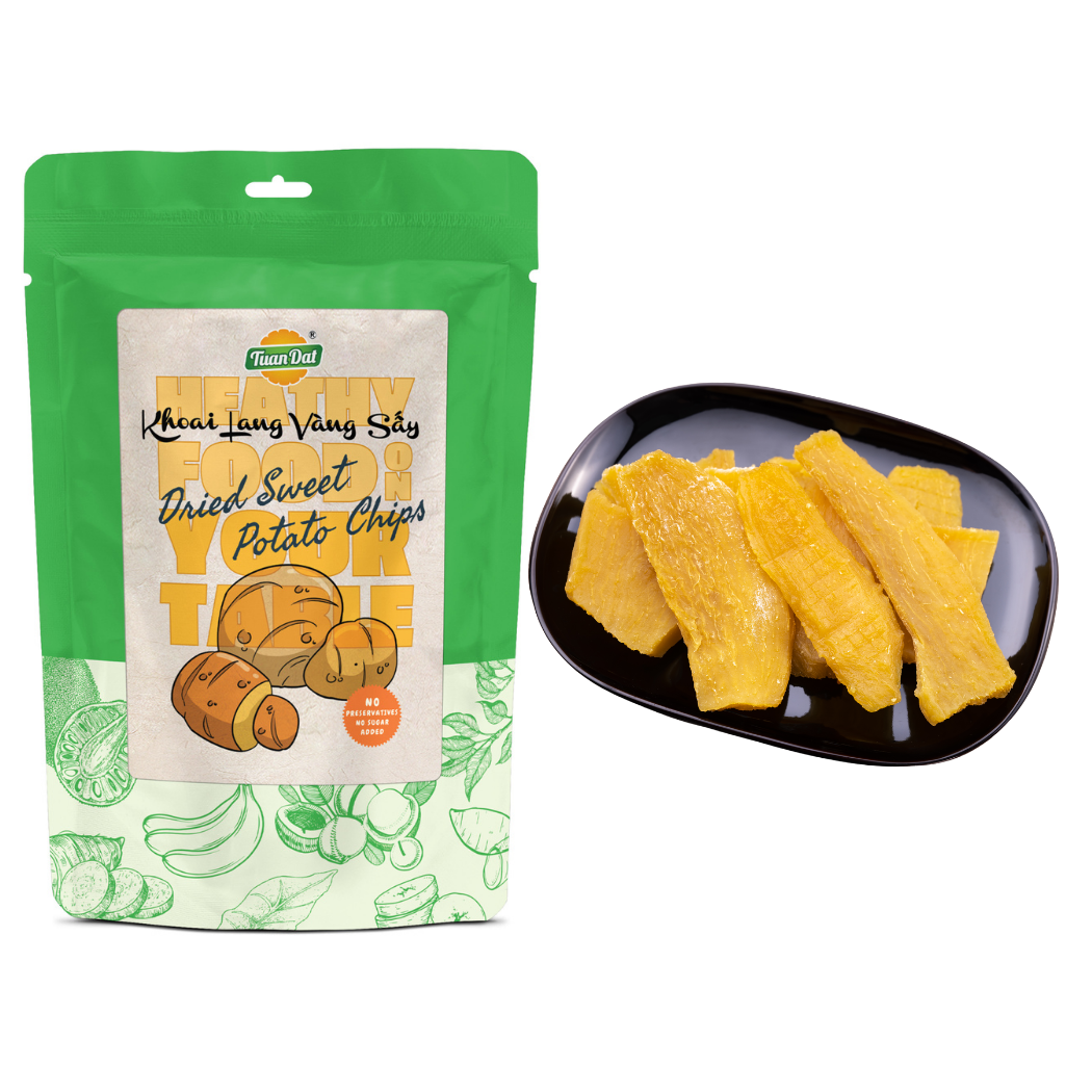  Khoai lang vàng sấy Tuấn Đạt - Túi 100G (I0016711) 