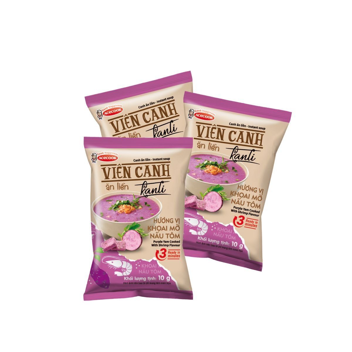  Khoai mỡ nấu tôm Kanli 10 g (I0014302) 