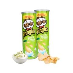 Khoai tây chiên vị kem chua và hành tây Pringles 102 g