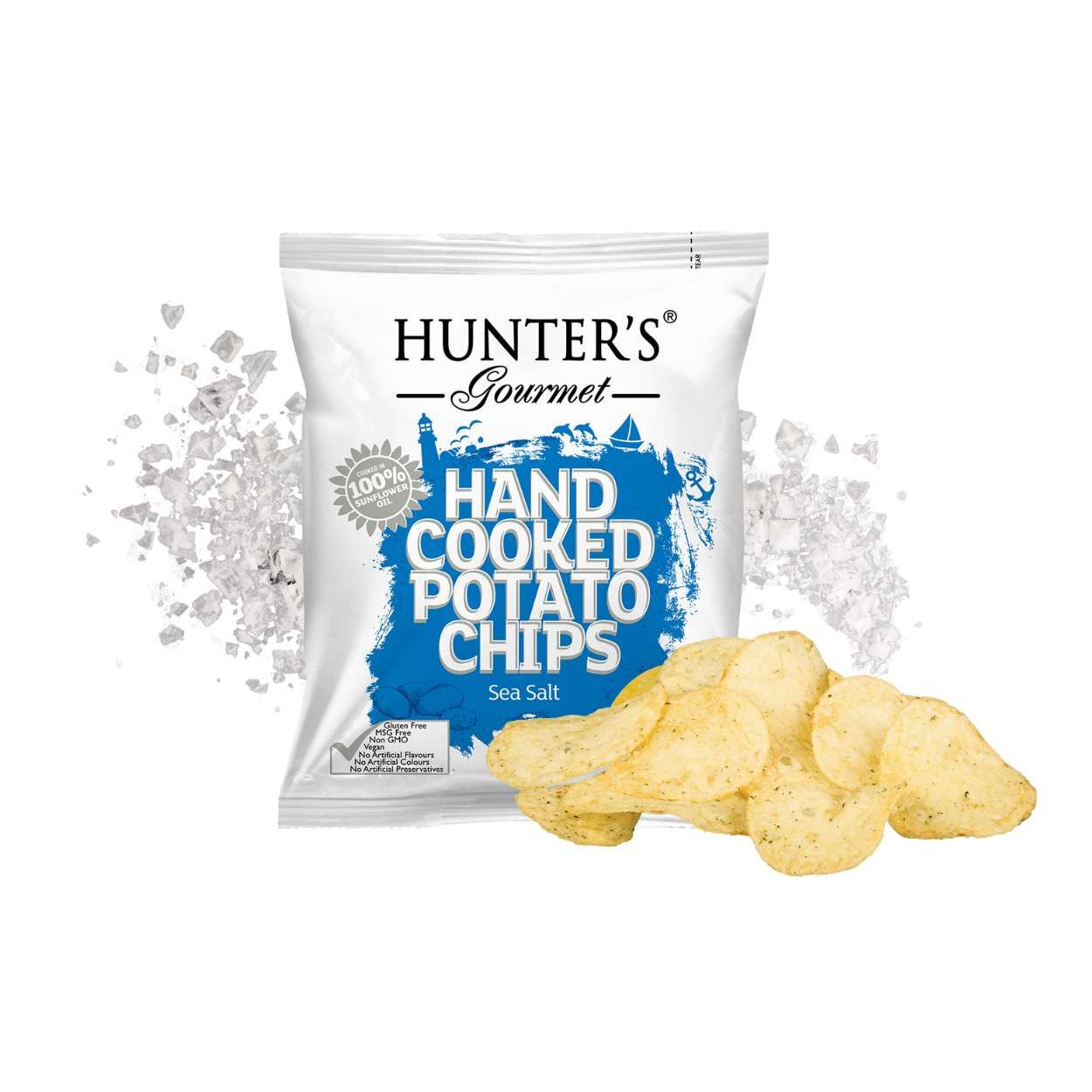  Khoai Tây Chiên Vị Muối Biển Hiệu Hunter's 40G (I0020681) 