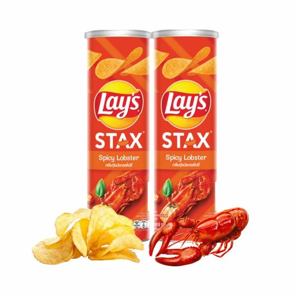 Khoai tây vị tôm hùm nướng ngũ vị Lay's Stax