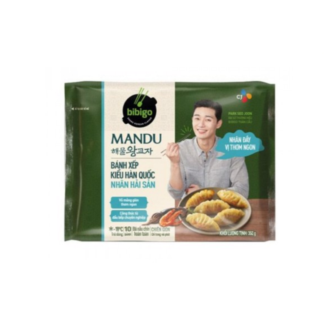  [Đông lạnh] Mandu nhân hải sản Bibigo 350 g (I0005487) 
