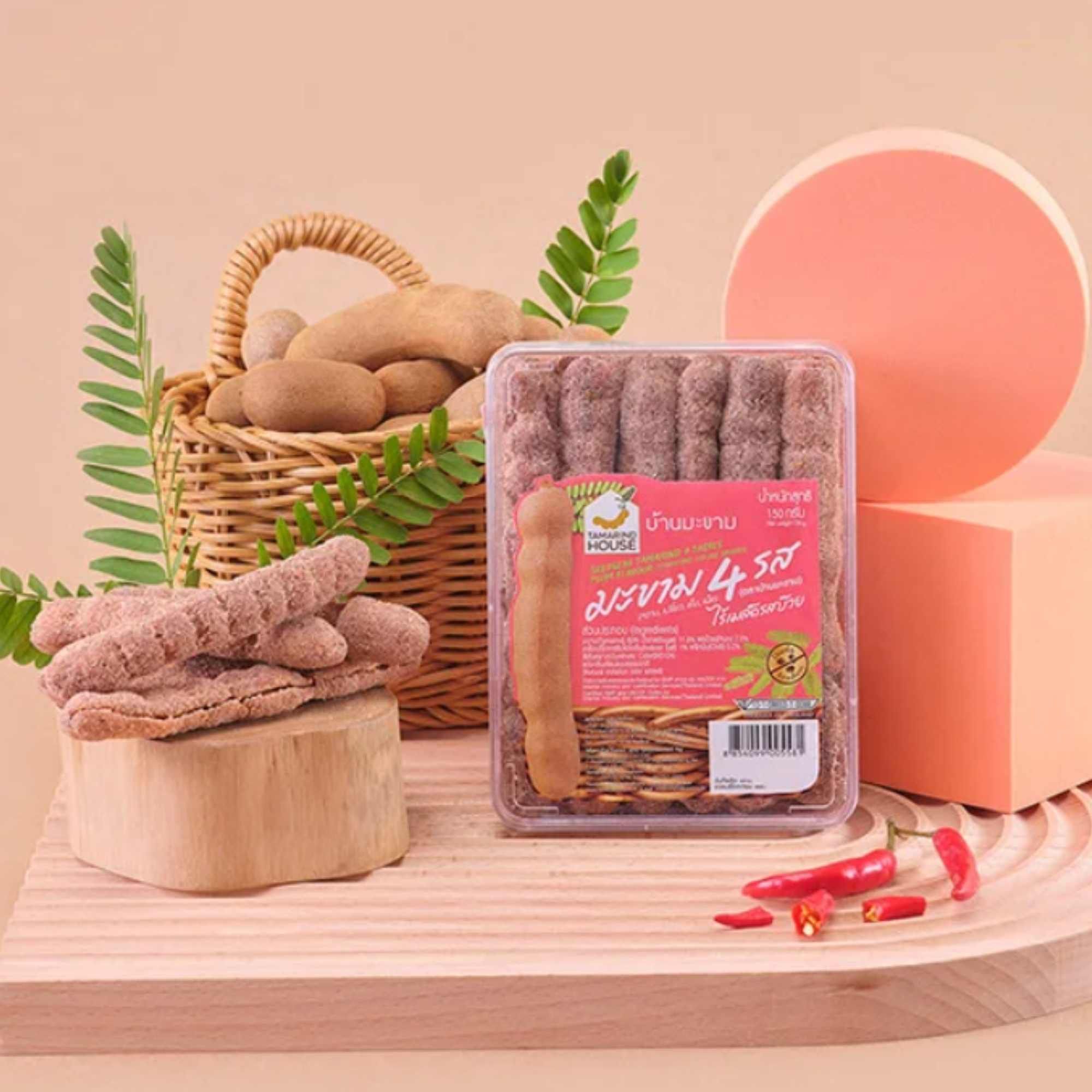  Me không hạt 4 vị hương vị ô mai Tamarind House 150 g 