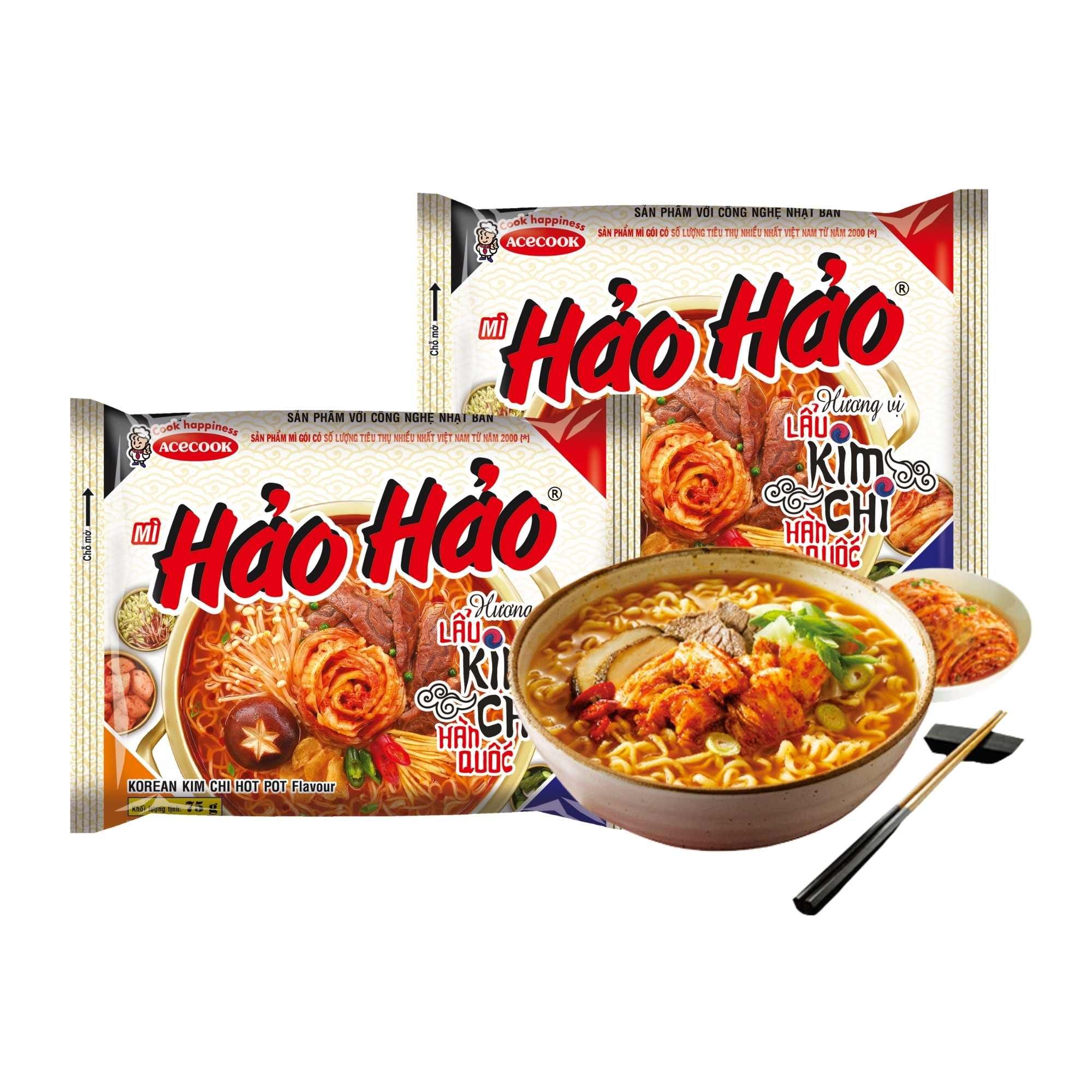  [Combo 5 gói] Mì Hảo Hảo lẩu kim chi 