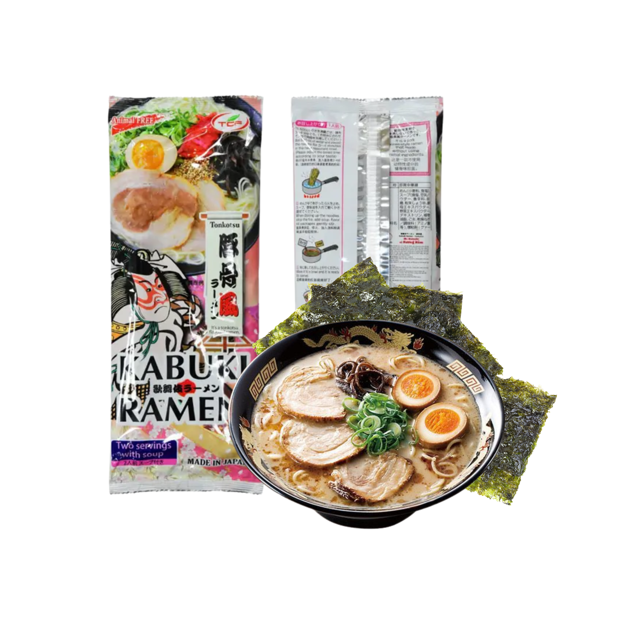  Mì Kabuki vị xương hầm gói 200g (I0020744) 