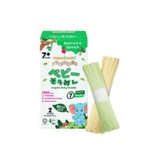 Mì rau củ hữu cơ vị Củ Dền Cải Bó Xôi MenNoSato hộp 80g