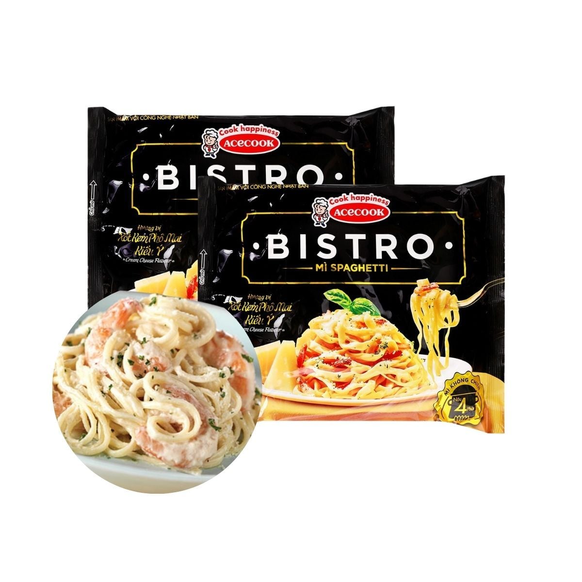  Mì Spaghetti Bistro xốt kem phô mai kiểu Ý 100 g (I0014290) 