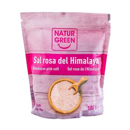 Muối hồng Himalaya dạng nhuyễn Nature Green (Gói 500G)