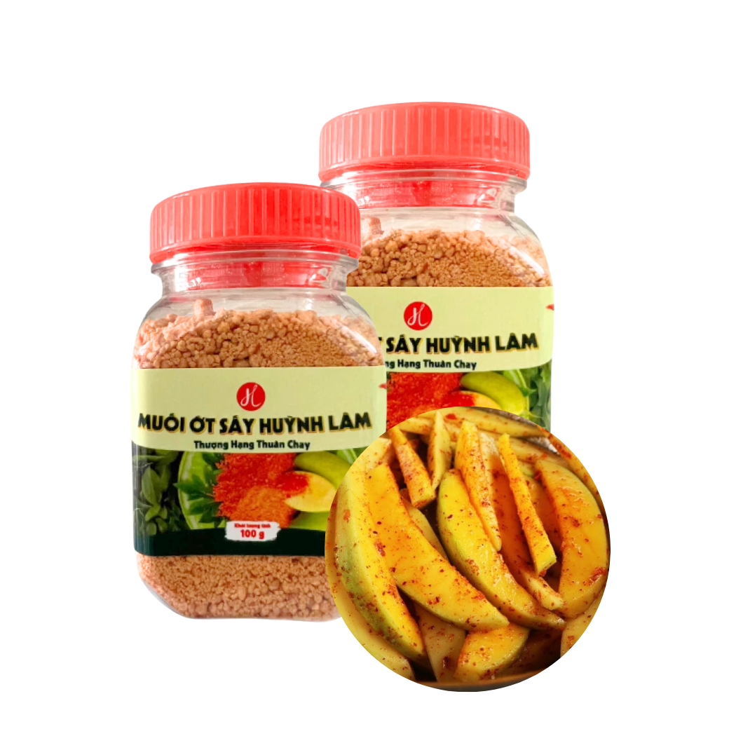  Muối Ớt sấy Huỳnh Lâm hũ 100 g 