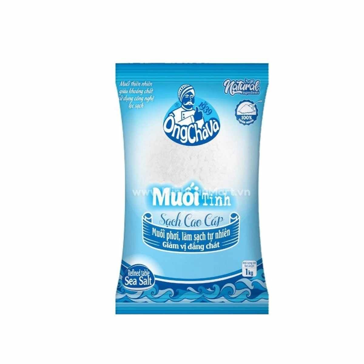  Muối Tinh Sach Cao Cấp Ông Chà Và 1kg 