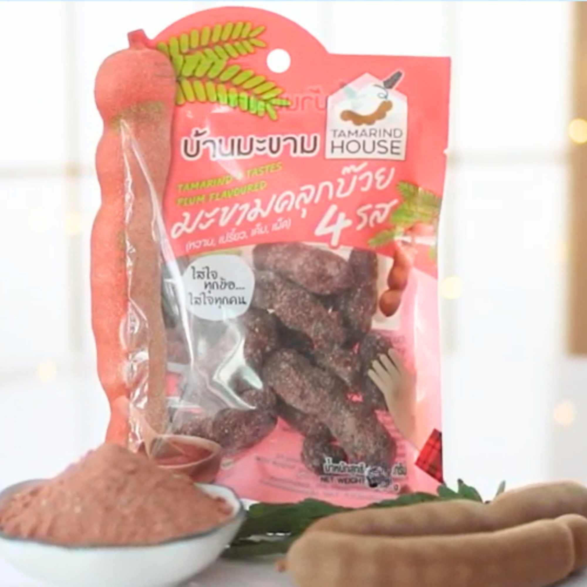  Mứt me 4 vị hương vị ô mai Tamarind House 75 g 