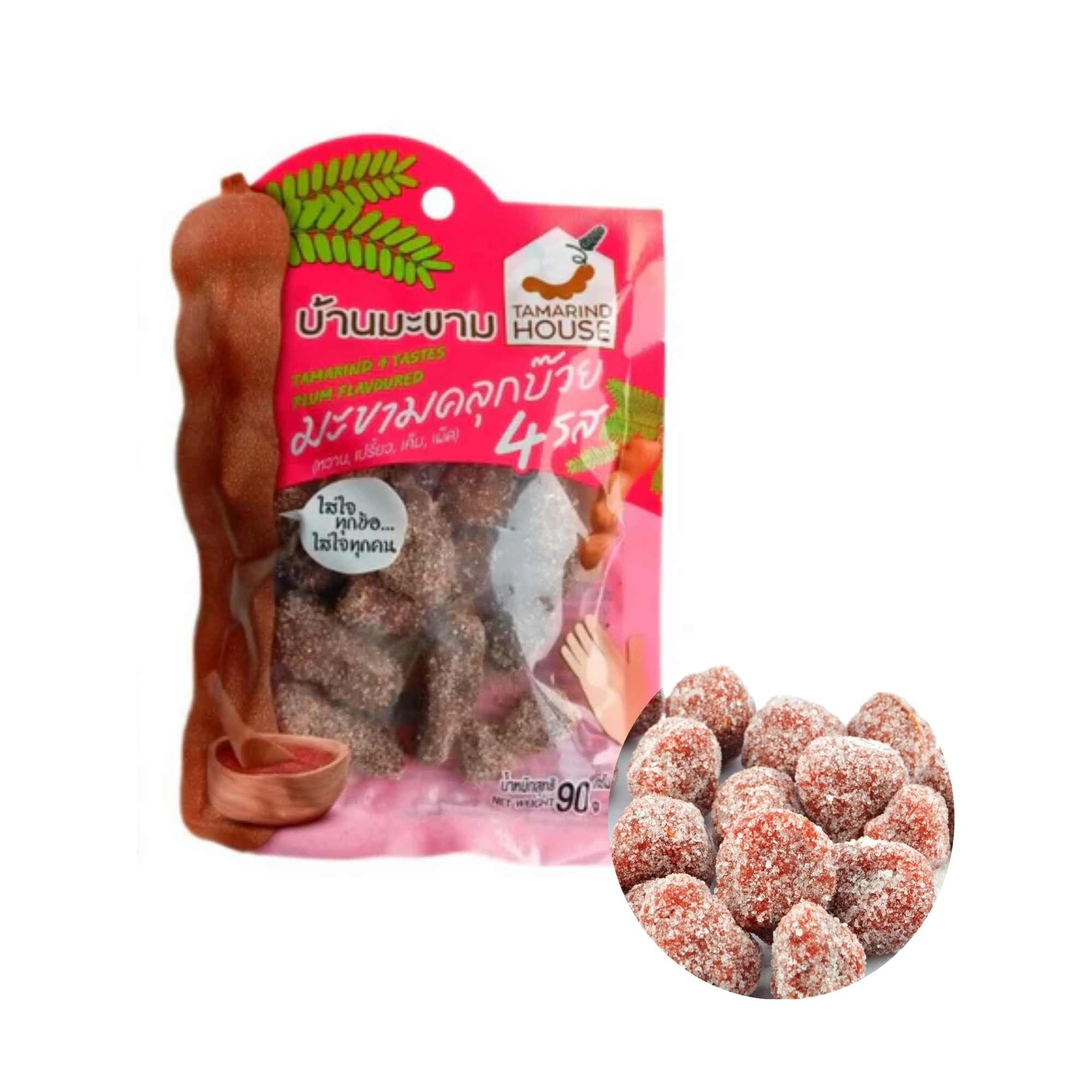  Mứt me 4 vị hương vị ô mai Tamarind House 75 g 