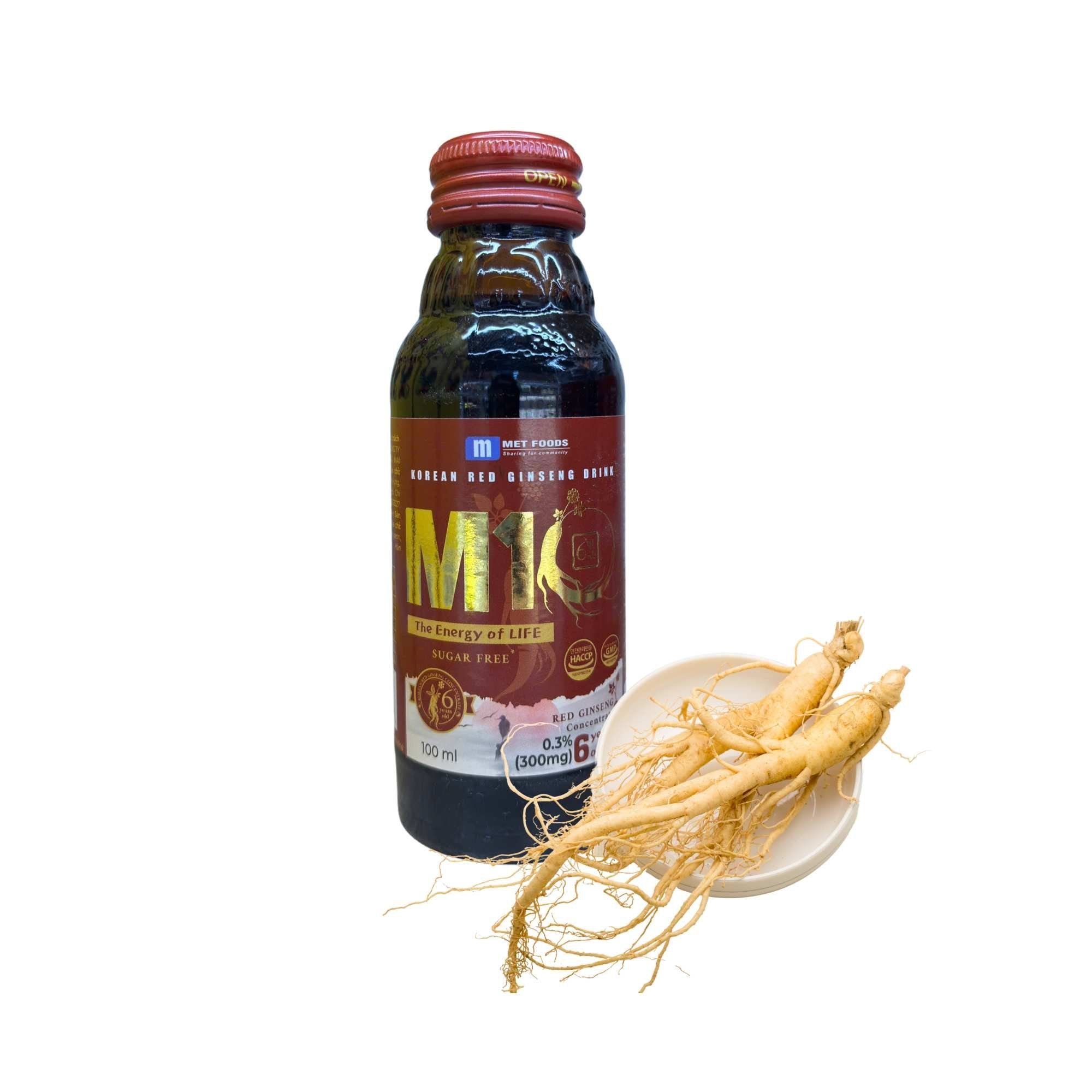  Nước uống hồng sâm Hàn Quốc HONGSAM M10 chai 100ML 