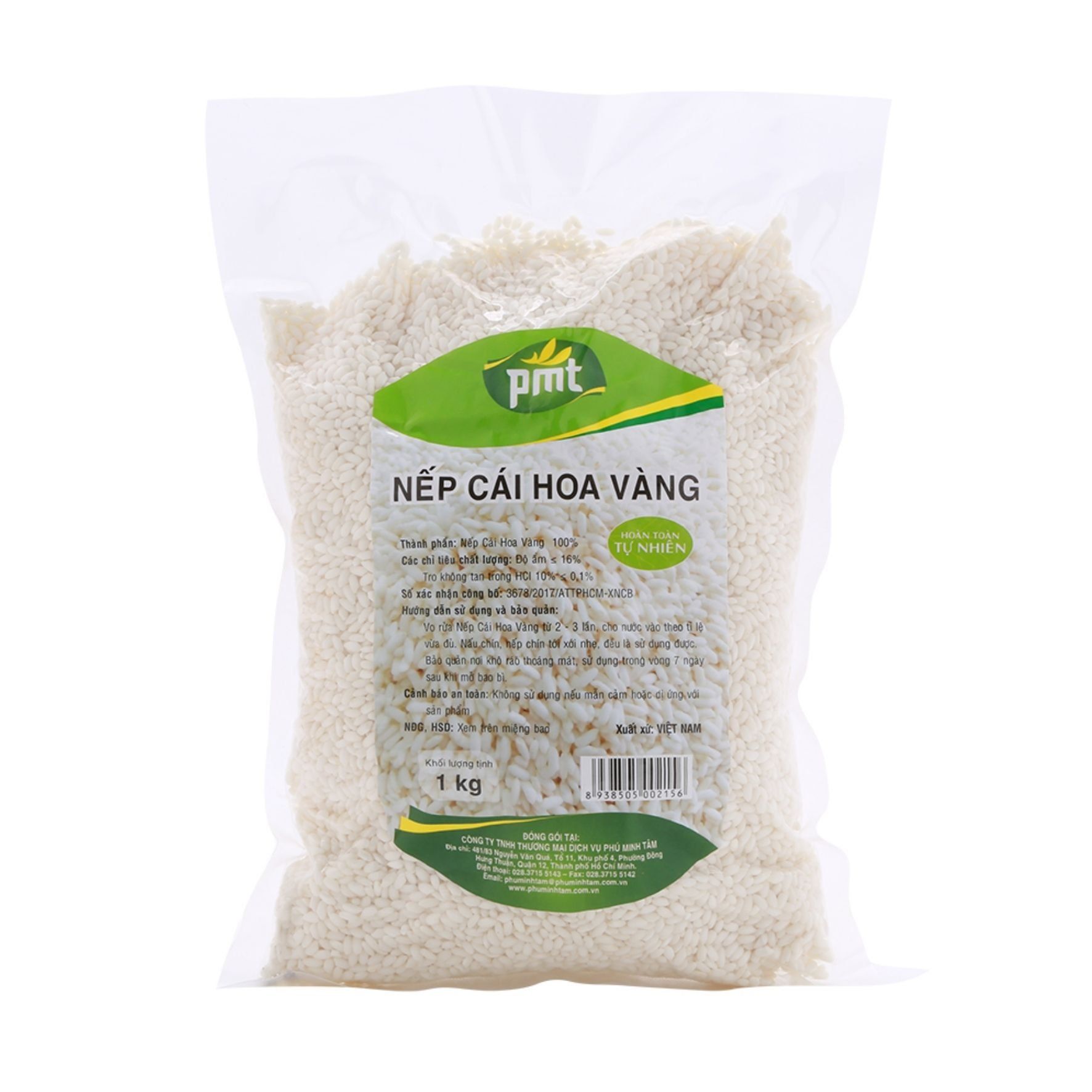 Nếp cái hoa vàng Phú Minh Tâm 1 kg (I0001579) 
