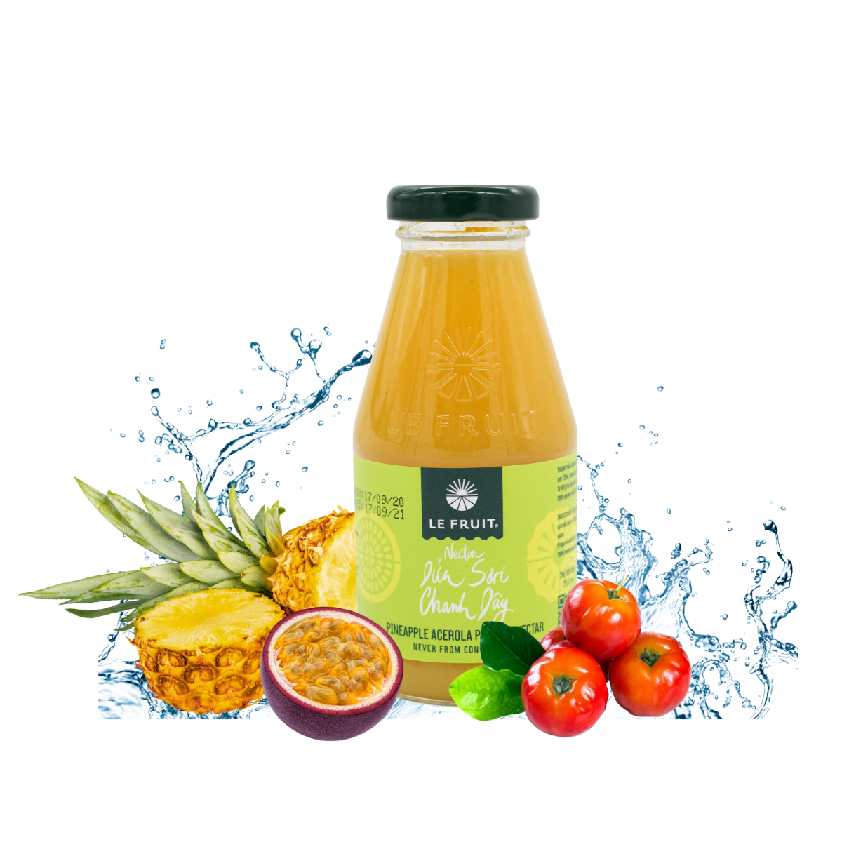  Nước chanh dây, sơ ri và dứa Le Fruit 250 ml (I0002291) 