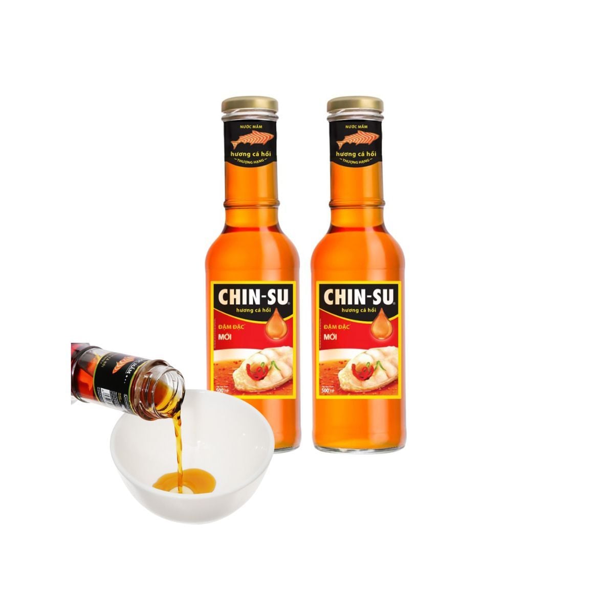  Nước mắm CHIN-SU Ngon Hảo Hạng hương Cá Hồi 500 ml (I0015038) 