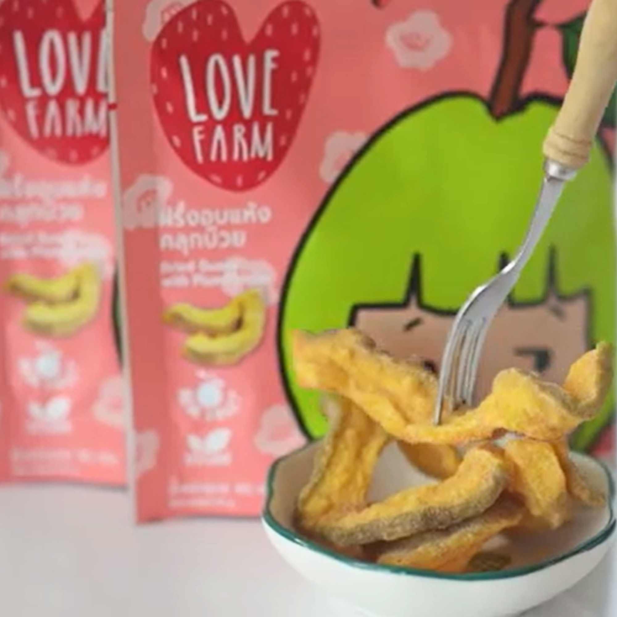  Ổi sấy vị ô mai Love Farm 40g 