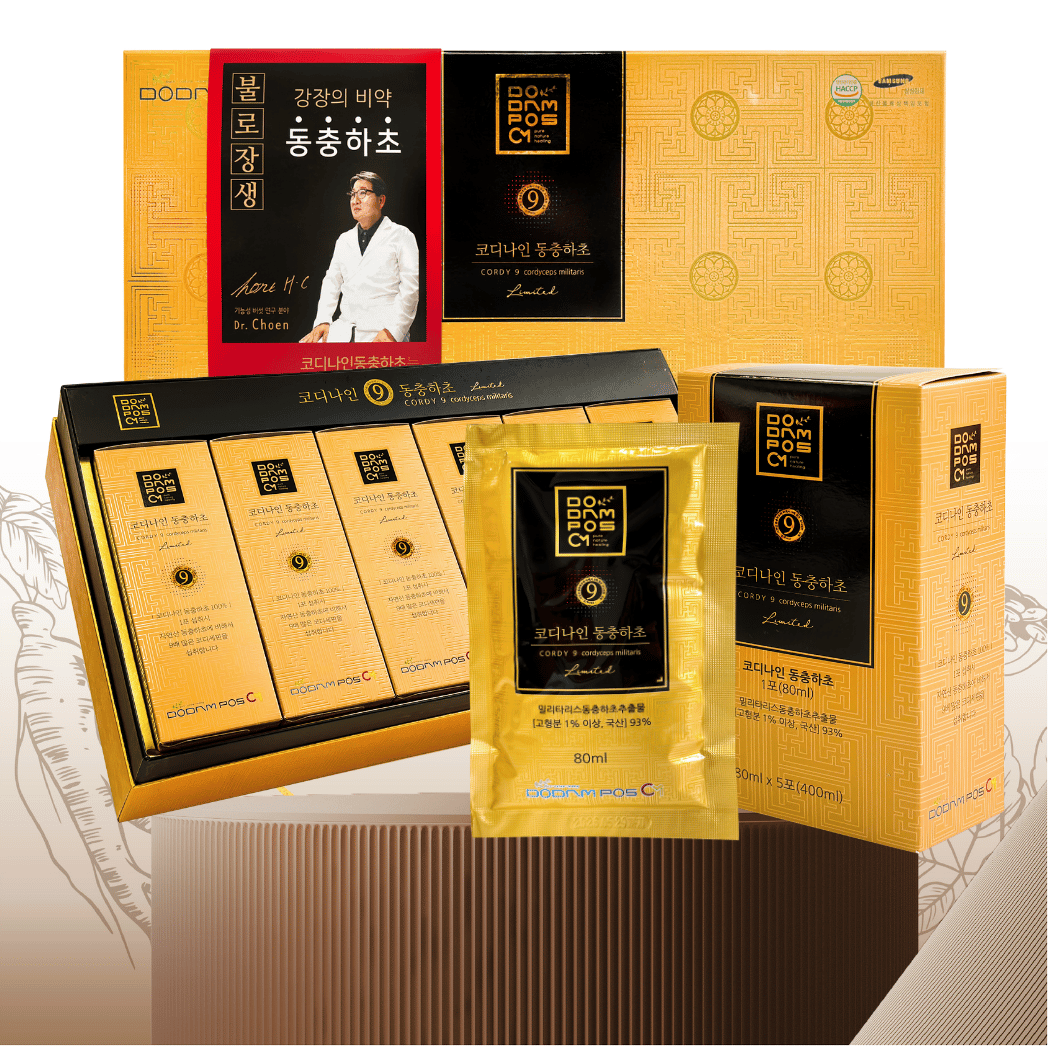  Nước uống Đông Trùng Hạ Thảo Dodampos CM Cody 9 hộp 2400 ml (30 gói x 80 ml) 