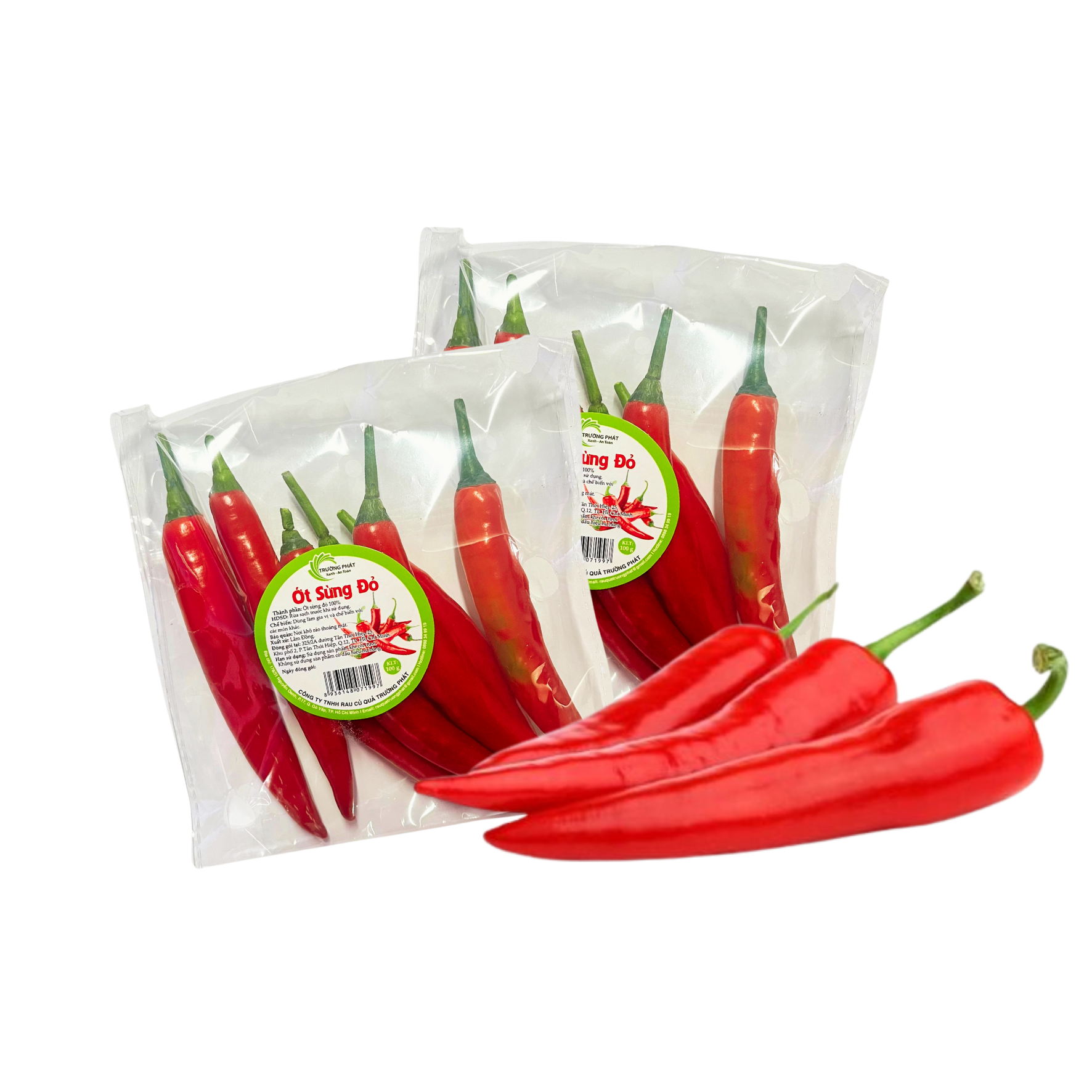  Ớt sừng Vietgap - 100G/Gói 