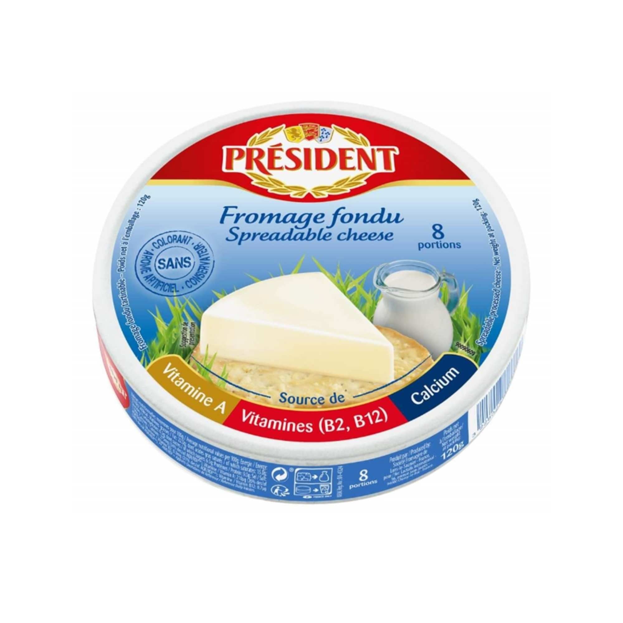  Phô mai phết chế biến President 120 g 