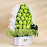  Tháp Táo Xanh Tone Trắng Xanh Rêu Sang Trọng 