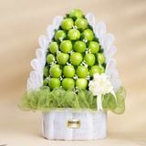  Tháp Táo Xanh Tone Trắng Xanh Rêu Sang Trọng 