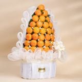  Tháp Quýt Tone Trắng Vàng Sang Trọng 