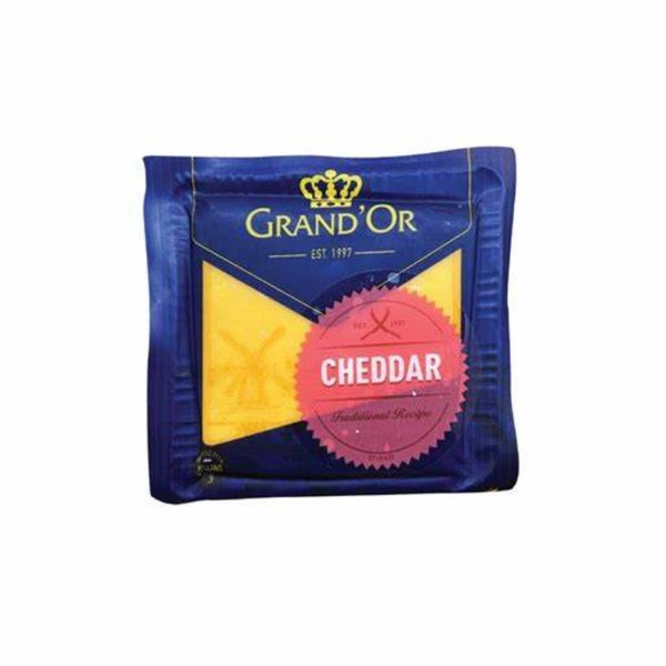Phô mai cheddar màu khối Grand'or 200 g