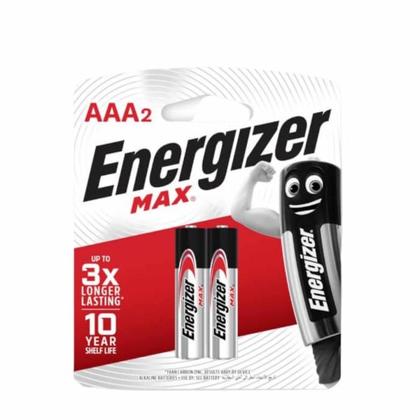 Pin AAA Energizer max E92 BP2