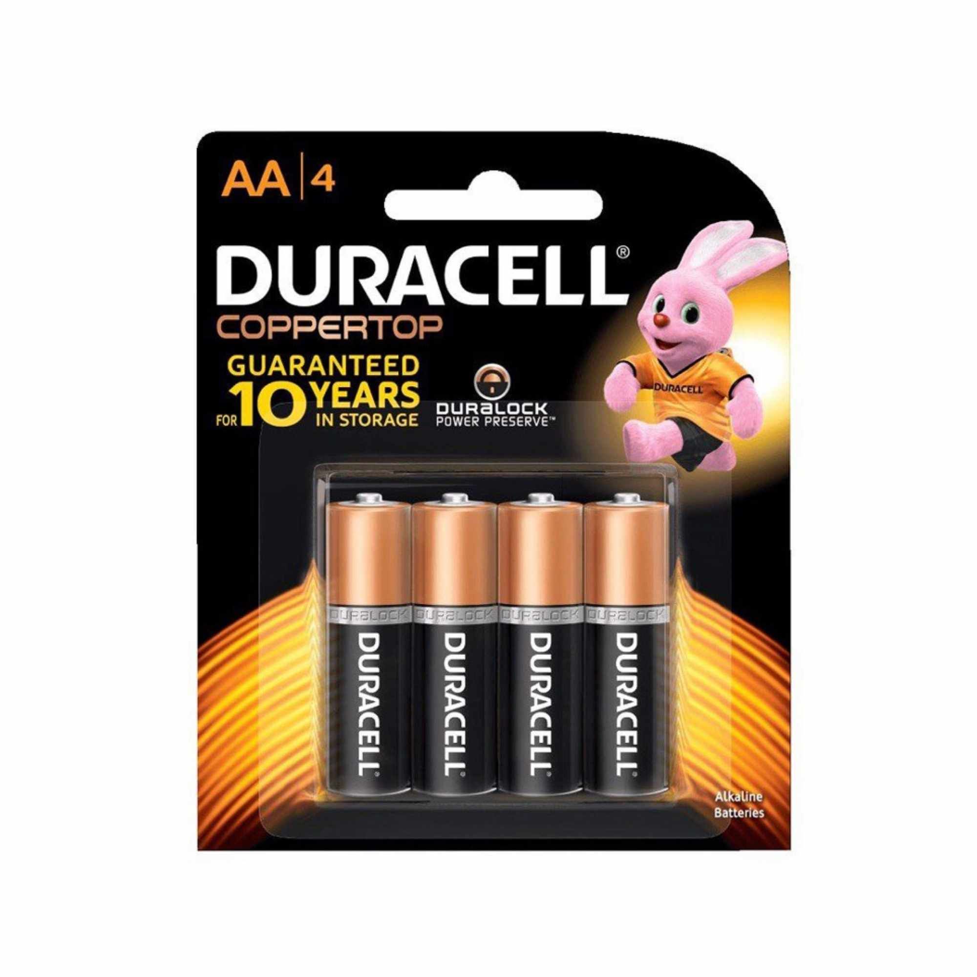  Pin Alkaline Duracell AA vỉ 4 viên 