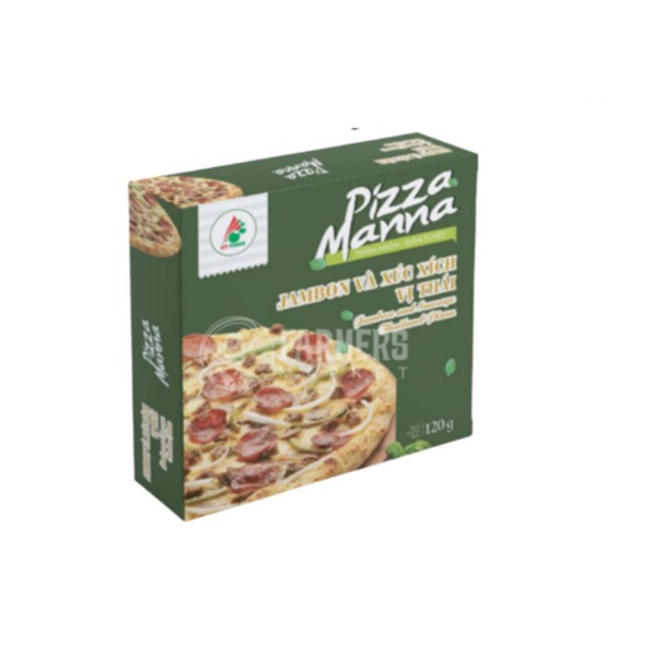 Pizza Manna Jambon & xúc xích vị Thái 120 g (I0005479)