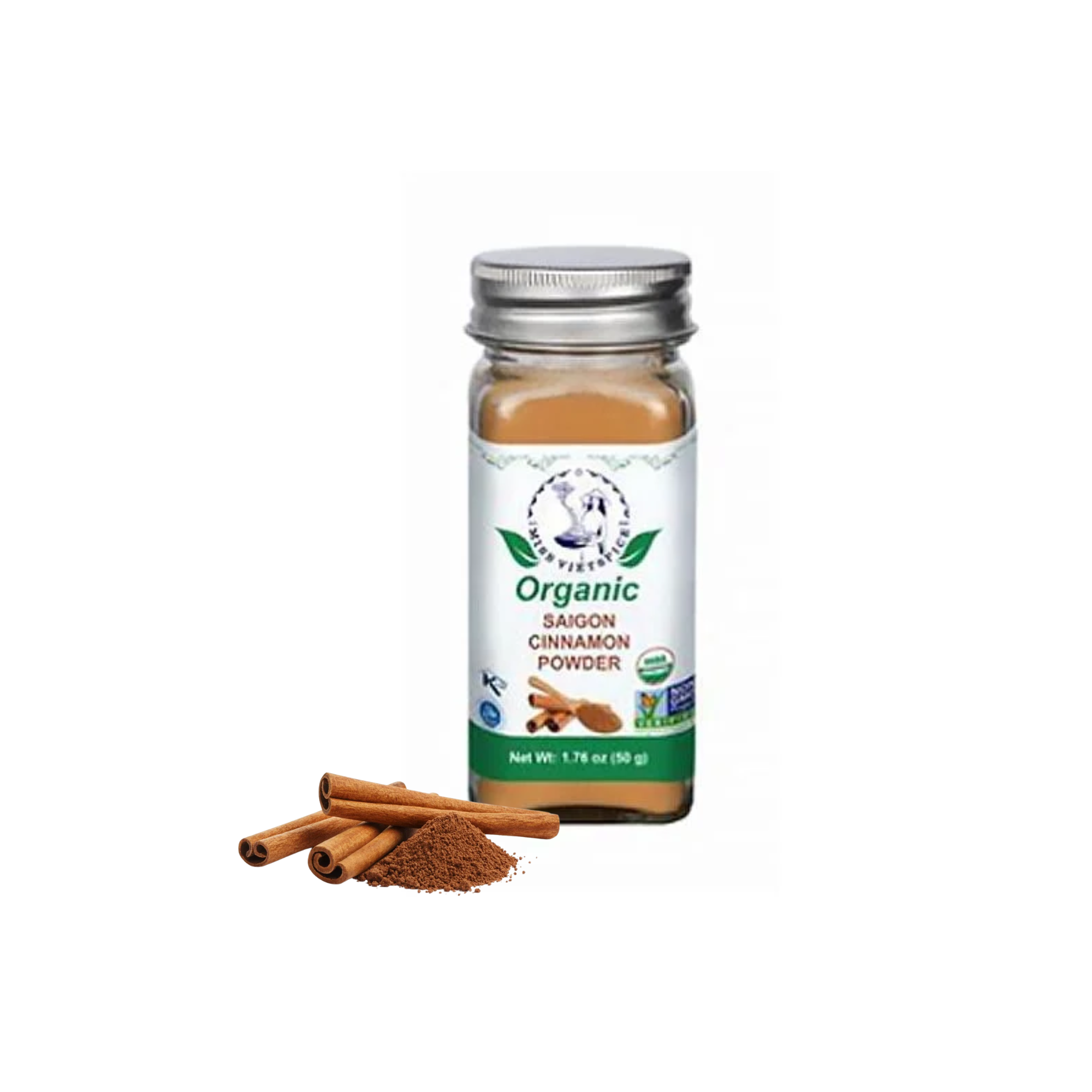  Quế Bột Hữu Cơ Miss vietspice hũ 50 g 