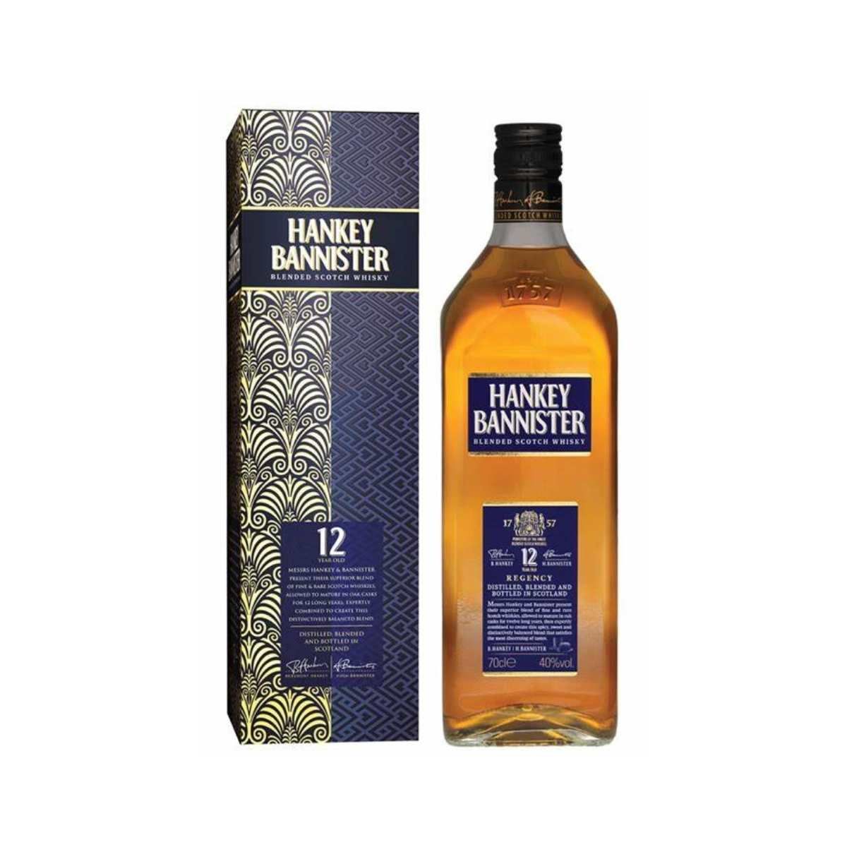  Rượu Hankey Bannister 12YO 700 ml 