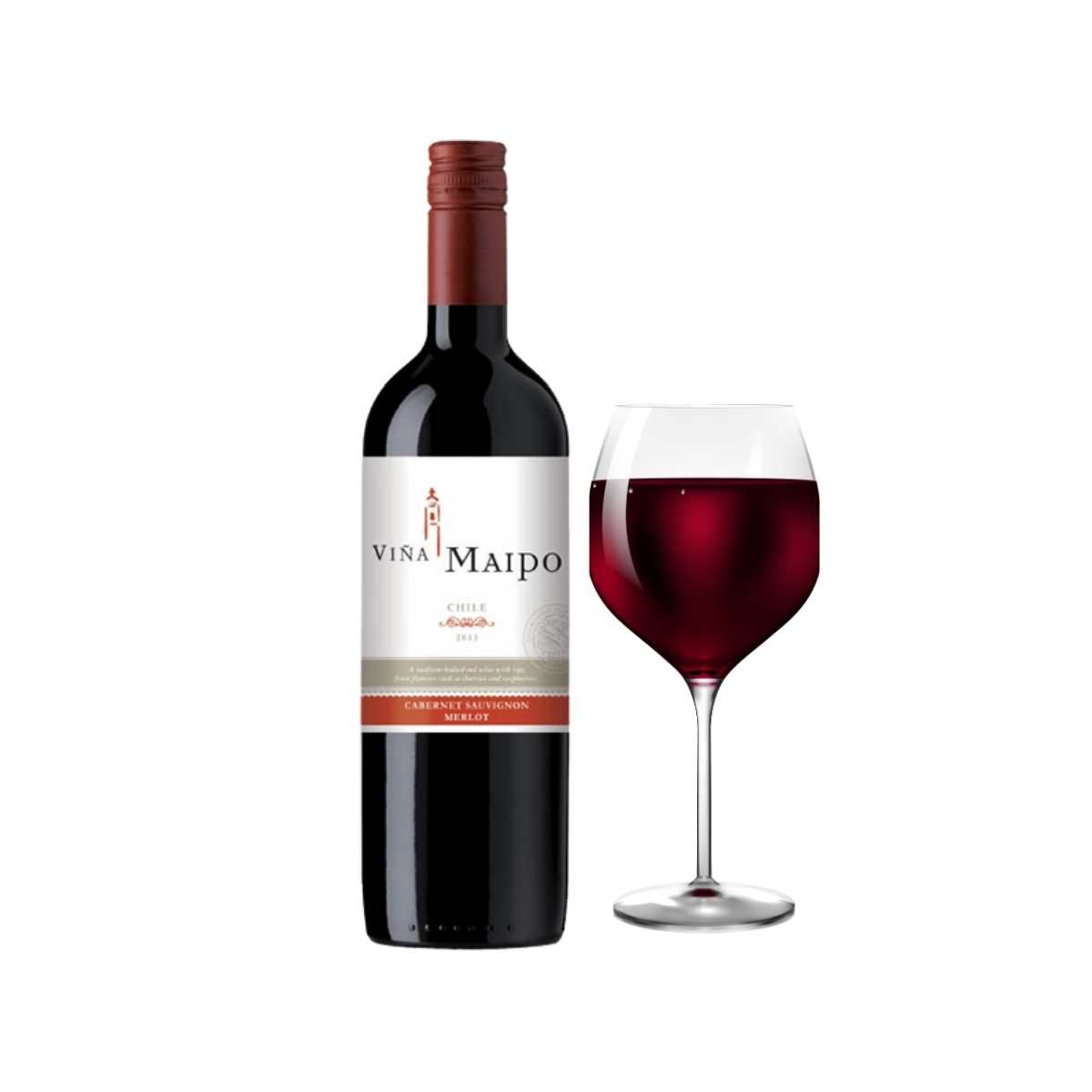  Rượu vang đỏ Chile Vina Maipo Cabernet Sauvignon Bib 3 lít 
