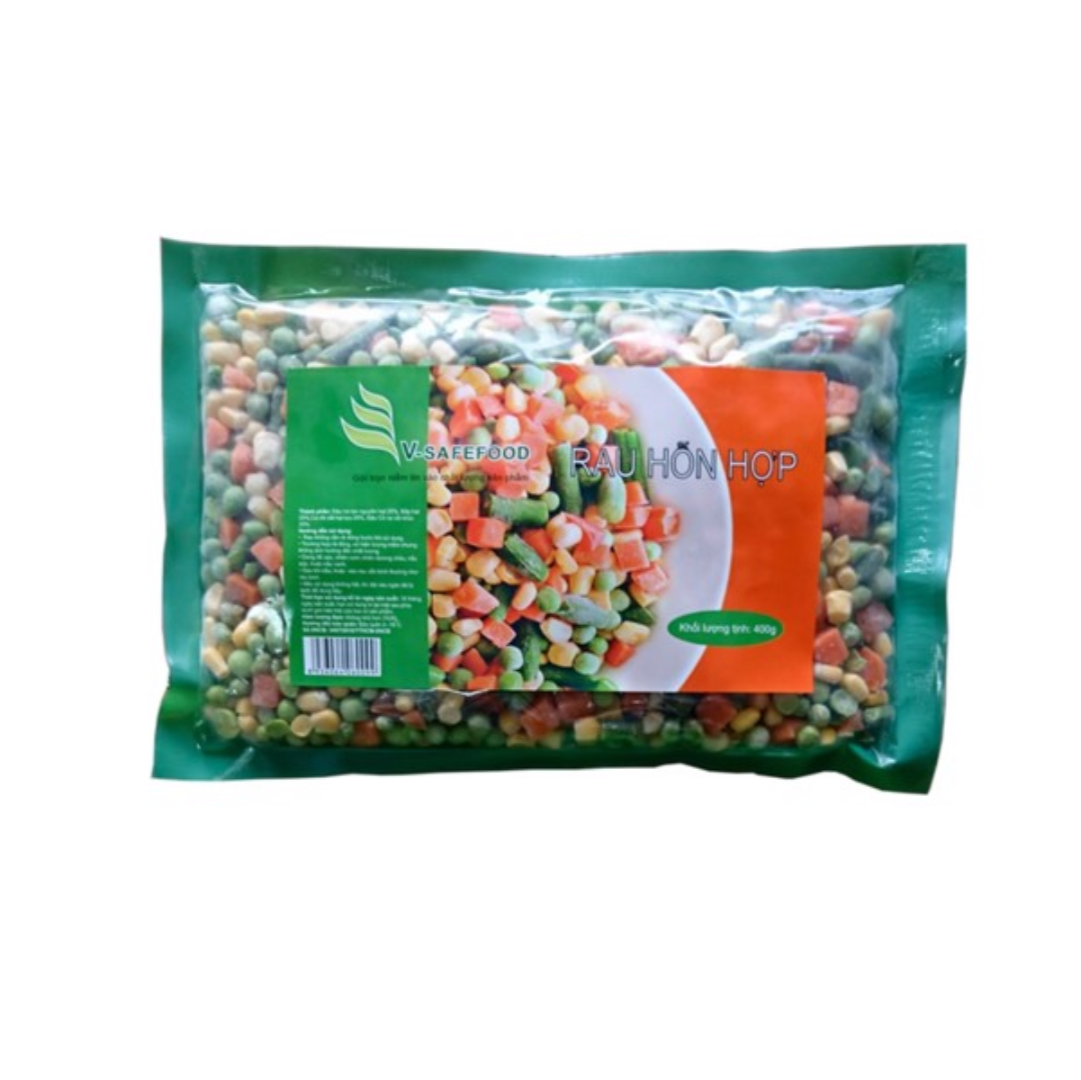  [Đông lạnh] Rau hỗn hợp V-Safefood 400 g (I0008080) 