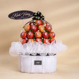  Giỏ Táo Đỏ Envy Tone Trắng Sang Trọng 