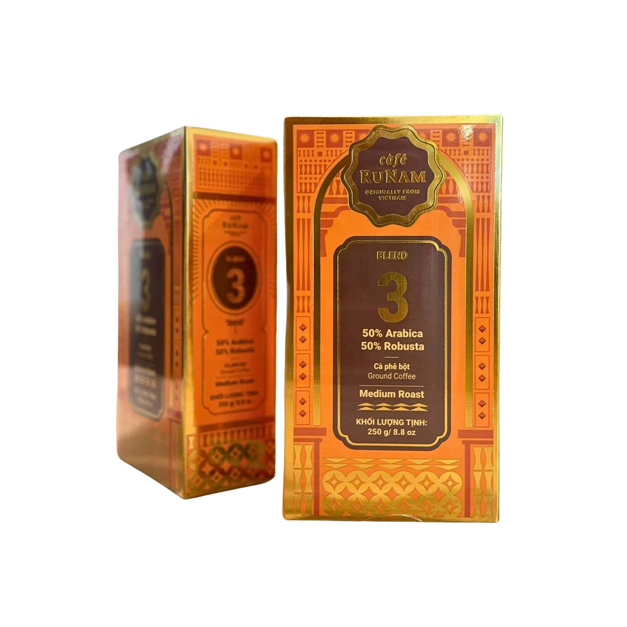  Cà phê bột số 3 Runam hộp 250 g 