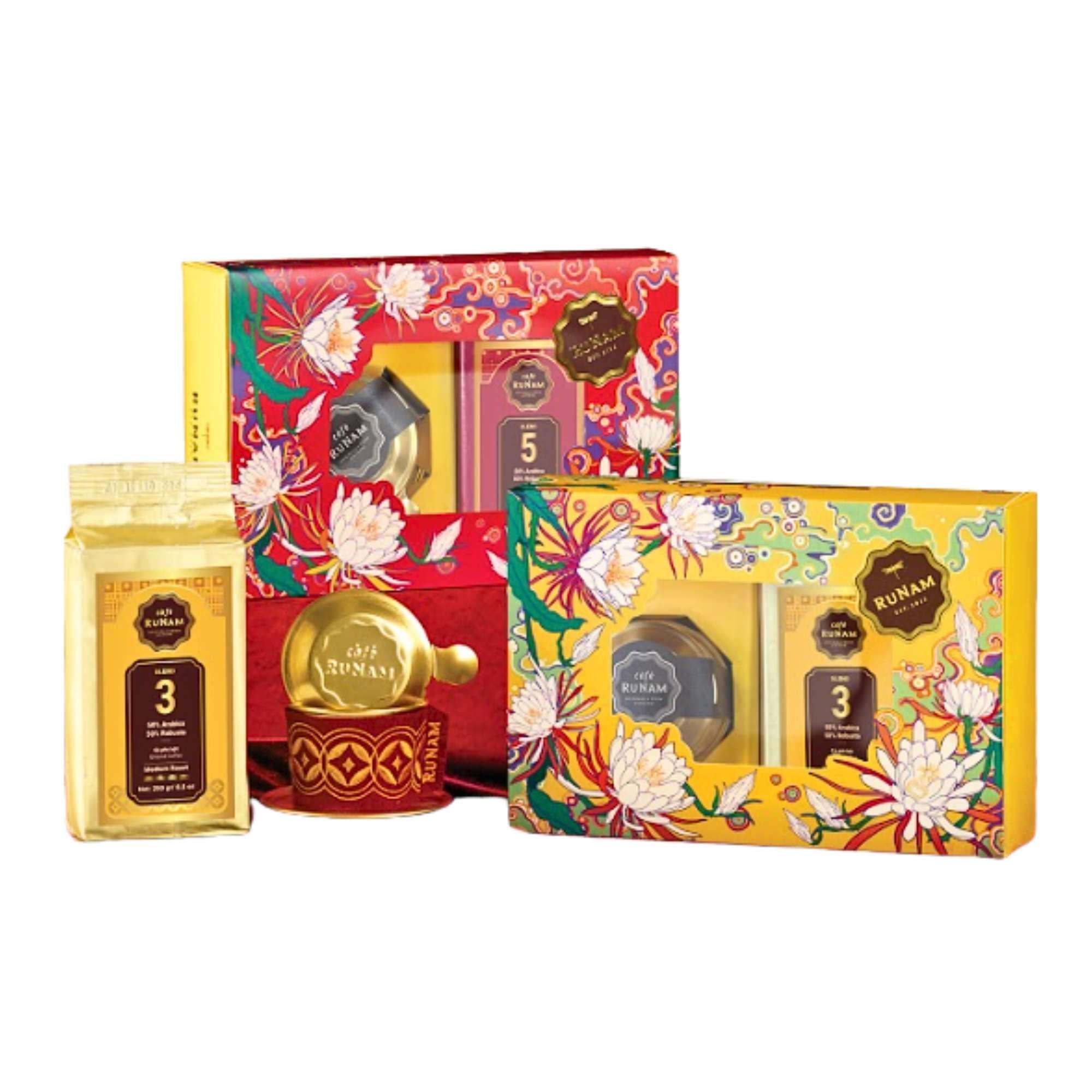  Set cà phê Hương Xuân Runam hộp 250 g 