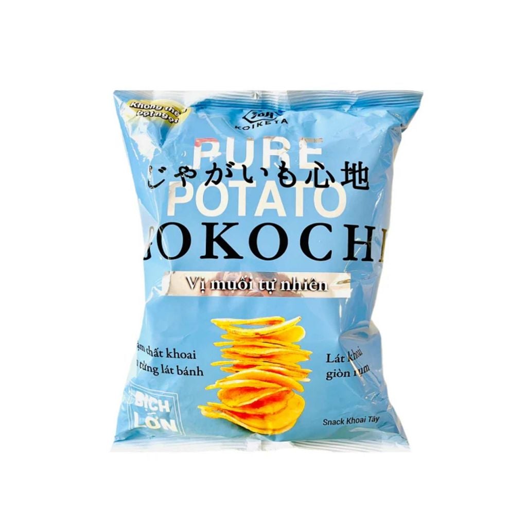  Snack khoai tây Gokochi vị muối nguyên bản gói 115 g 