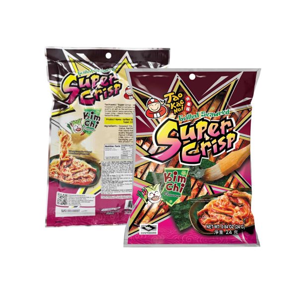 Snack rong biển vị kim chi Super Crisp 24 g (I0000563)